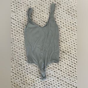 Skims light blue bodysuit